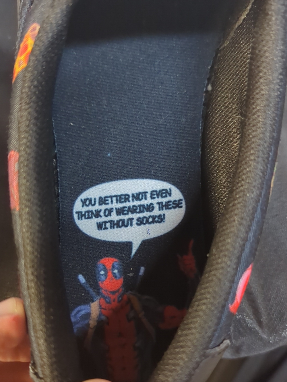 Deadpool DC Slip On Shoes 9.5 Men's - Picture 4 of 7